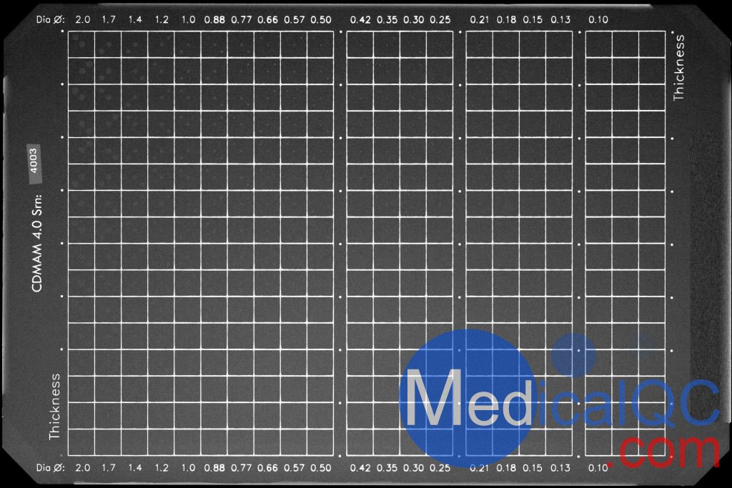 荷蘭Artinis CDMAM乳腺模體，CDMAM乳腺機成像低對比度閾值檢測模體