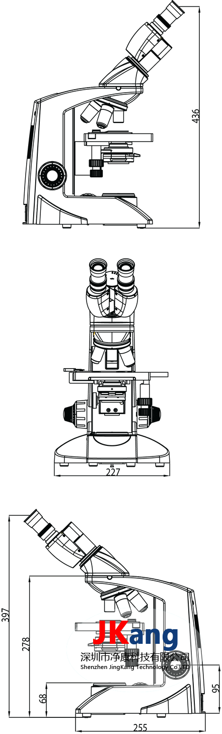 LABOMED Lx300生物显微镜，LABOMED显微镜Lx300结构图