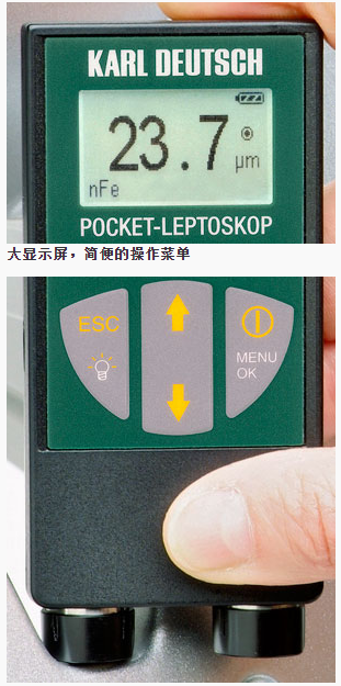 Pocket-LEPTOSKOP涂层测厚仪，KARL DEUTSCH涂层测厚仪Pocket-LEPTOSKOP