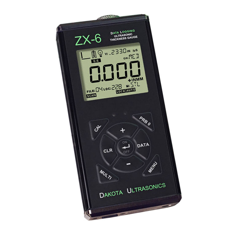 美国DAKOTA ULTRASONICS ZX-6DL超声波测厚仪,ZX-6DL测厚仪,ZX-6DL厚度测量仪