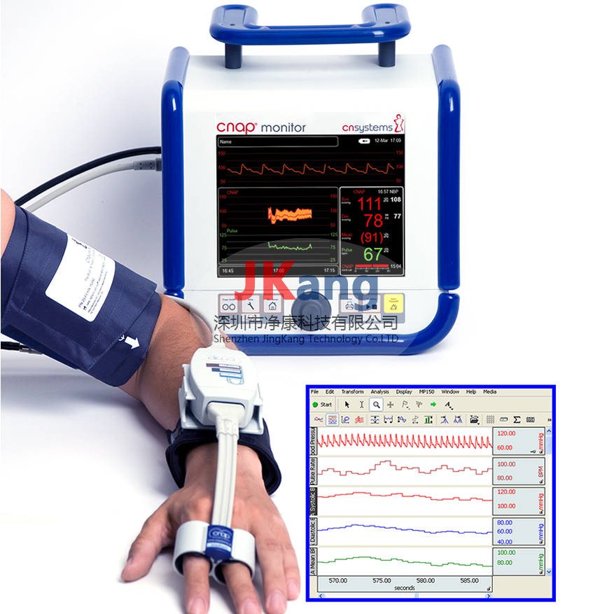 BIOPAC NIBP100D无创血压放大器,NIBP100D无创血压模拟仪