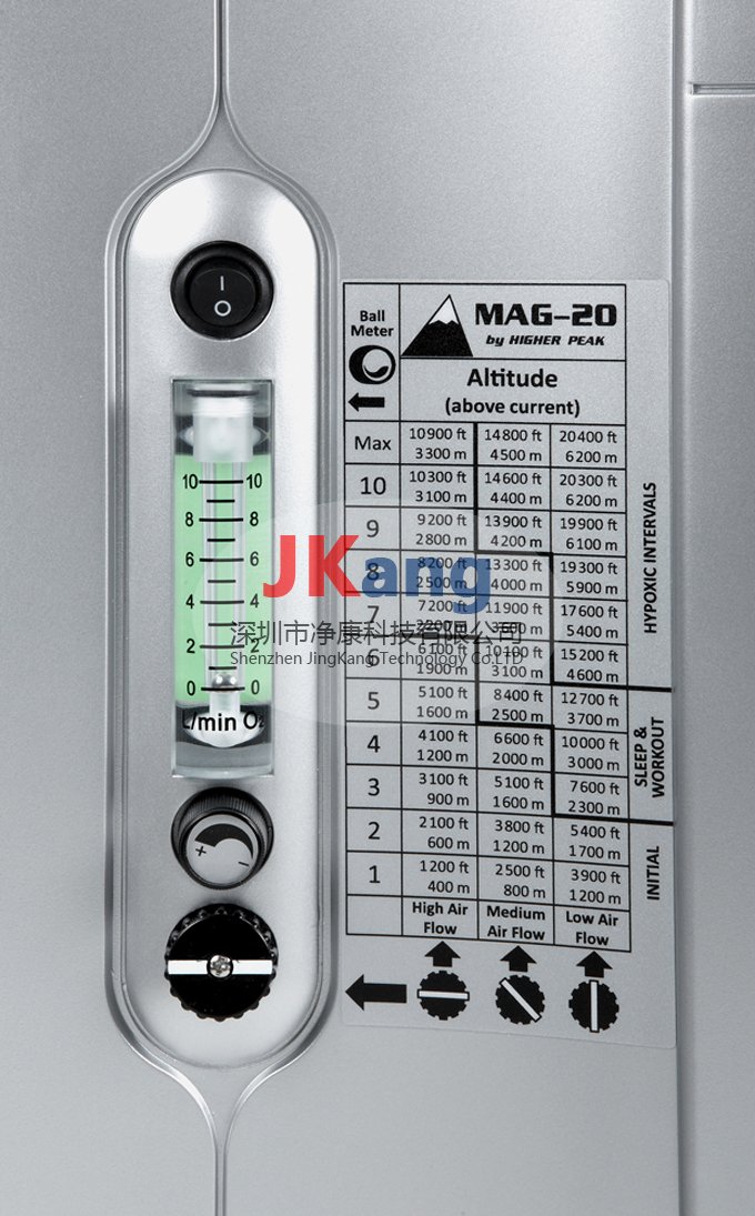 MAG-20高原低氧发生器，HigherPeak MAG-20海拔模拟器